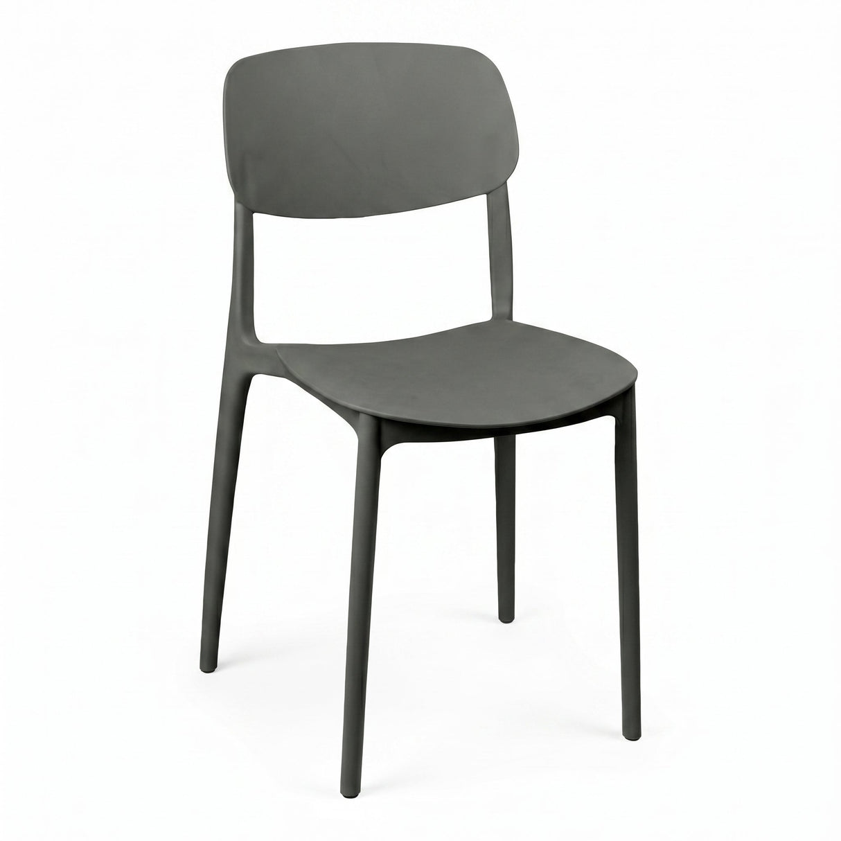Scaun stivuibil Berdian, mint, polipropilena, Diverse culori, 38x49x79 cm - Gri