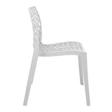 Scaun exterior Hush, polipropilena, 50x57x81 cm - Alb