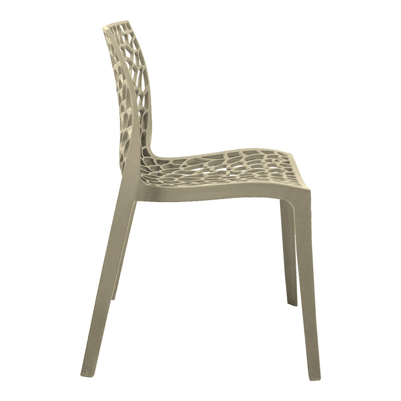 Scaun exterior Hush, polipropilena, 50x57x81 cm - Bej