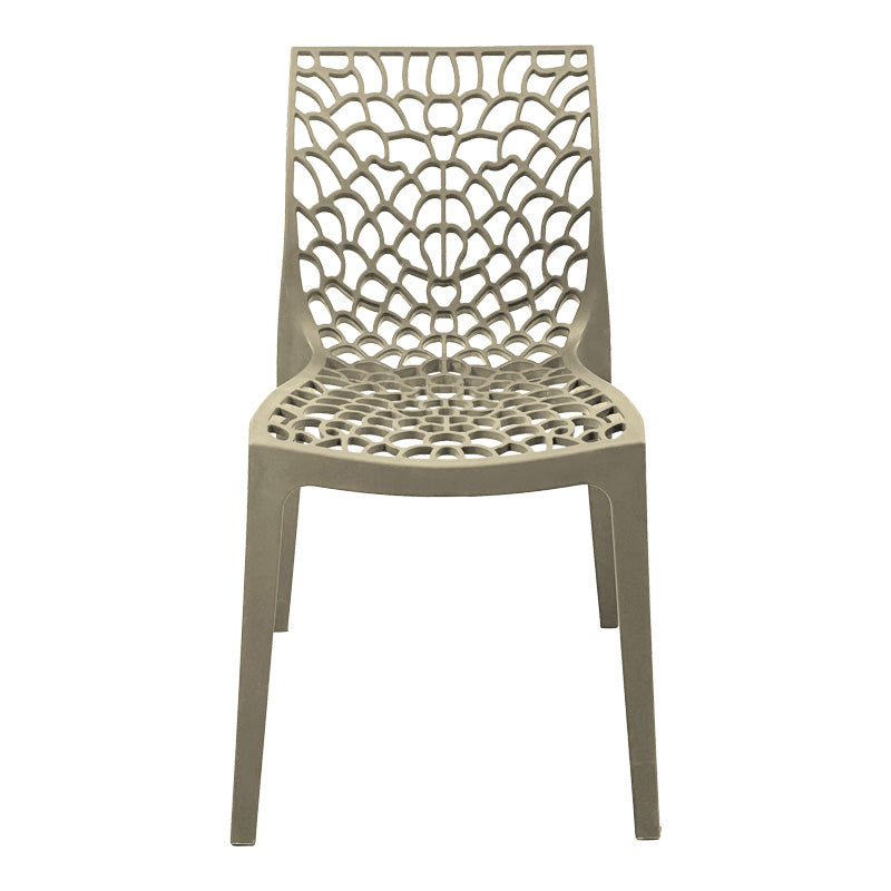 Scaun exterior Hush, polipropilena, 50x57x81 cm - Bej
