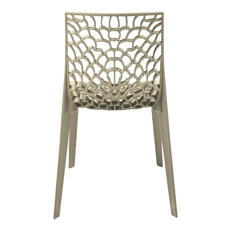 Scaun exterior Hush, polipropilena, 50x57x81 cm - Bej