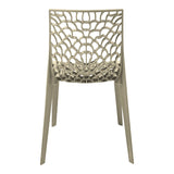 Scaun exterior Hush, polipropilena, 50x57x81 cm - Bej