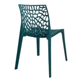 Scaun exterior Hush, polipropilena, 50x57x81 cm - Albastru