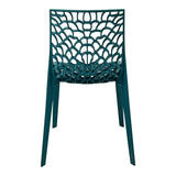 Scaun exterior Hush, polipropilena, 50x57x81 cm - Albastru