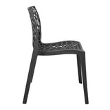 Scaun exterior Hush, polipropilena, 50x57x81 cm - Gri
