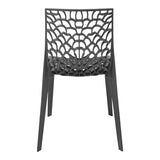Scaun exterior Hush, polipropilena, 50x57x81 cm - Gri
