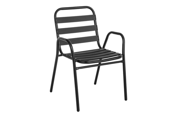 Scaun exterior Sussie, metal si aluminiu, 45x62x76 cm