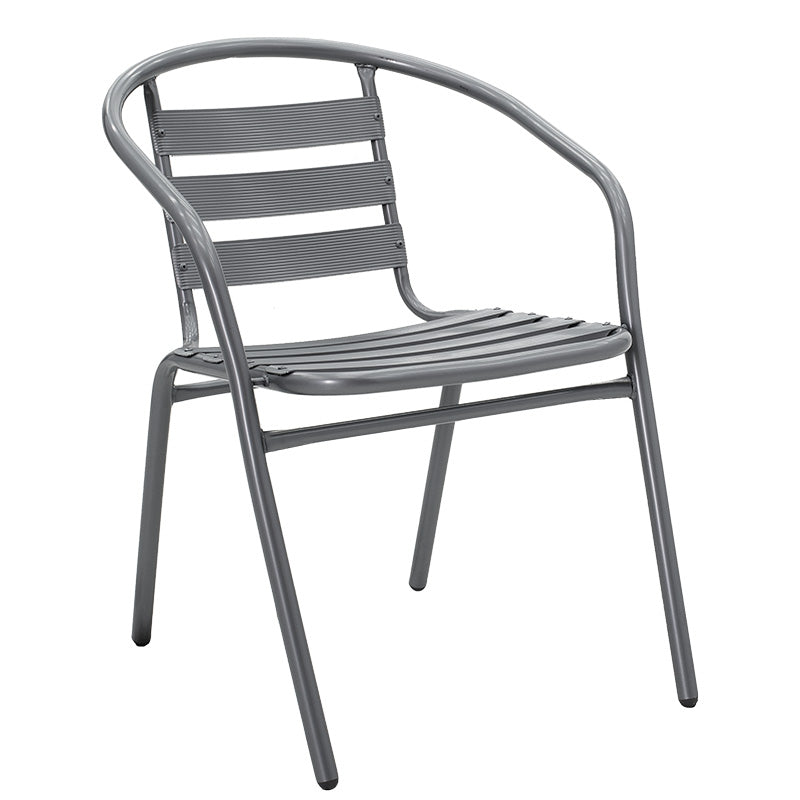 Scaun Tade metal, 58x54x73 cm - Gri