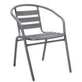 Scaun Tade metal, 58x54x73 cm - Gri