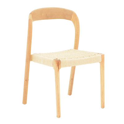 Scaun Tavrine funie-cauciuc Natural 47x59x78 cm