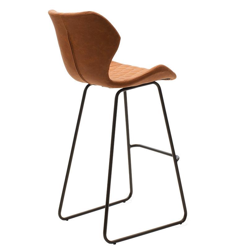 Scaun Theo metalic, 51x48x103 cm