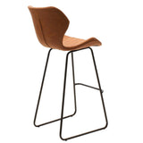 Scaun Theo metalic, 51x48x103 cm