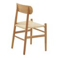 Scaun Thomas lemn Natural de fag-frânghie, Natural, 44x36x79 cm, imagine suplimentara