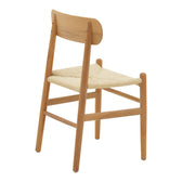 Scaun Thomas lemn Natural de fag-frânghie, Natural, 44x36x79 cm, imagine suplimentara