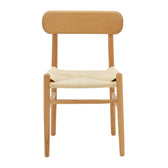 Scaun Thomas lemn Natural de fag-frânghie, Natural, 44x36x79 cm, perspectiva suplimentara