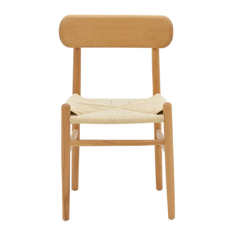 Scaun Thomas lemn Natural de fag-frânghie, Natural, 44x36x79 cm, perspectiva suplimentara