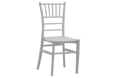 Scaun Tiffany, Alb, 40x86x43 cm