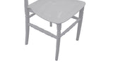 Scaun Tiffany, Alb, 40x86x43 cm