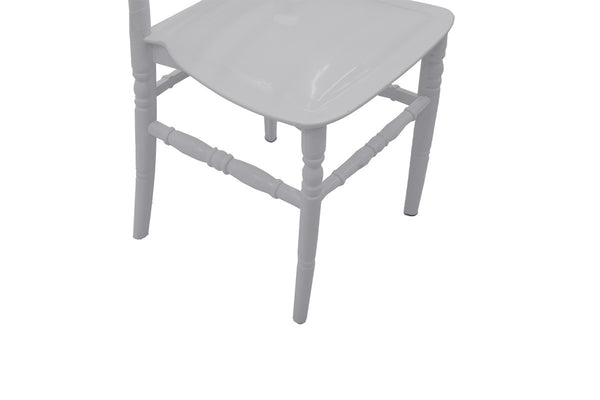 Scaun Tiffany, Alb, 40x86x43 cm