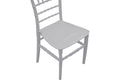 Scaun Tiffany, Alb, 40x86x43 cm, detaliu produs