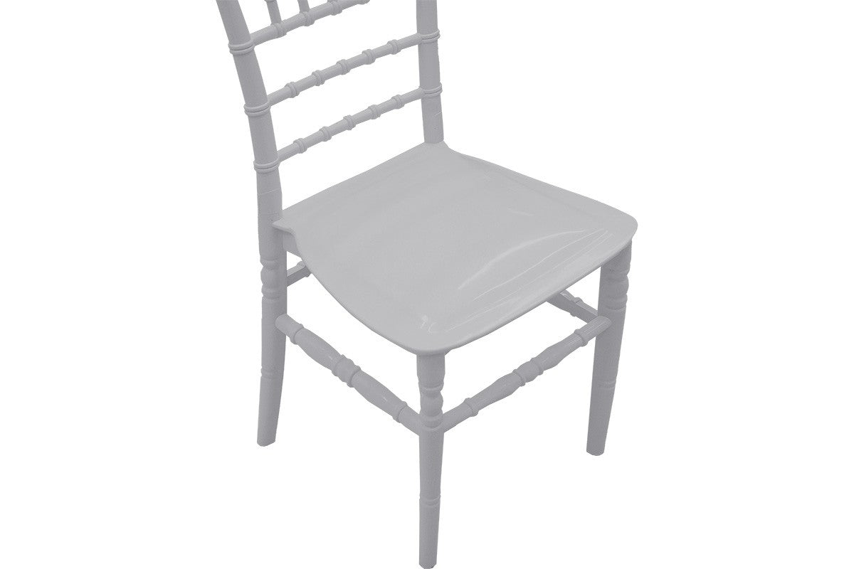 Scaun Tiffany, Alb, 40x86x43 cm