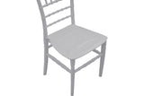 Scaun Tiffany, Alb, 40x86x43 cm