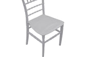 Scaun Tiffany, Alb, 40x86x43 cm, detaliu produs