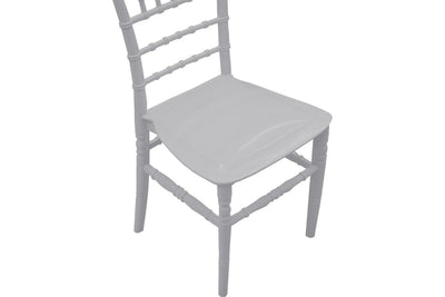 Scaun Tiffany, Alb, 40x86x43 cm, detaliu produs