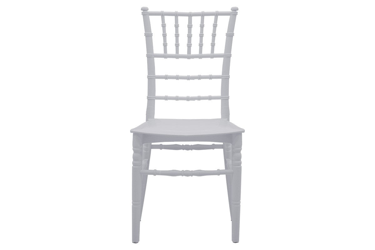 Scaun Tiffany, Alb, 40x86x43 cm