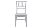 Scaun Tiffany, Alb, 40x86x43 cm, perspectiva suplimentara