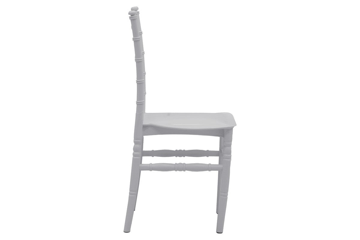 Scaun Tiffany, Alb, 40x86x43 cm