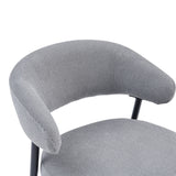 Scaun Timur, Placaj, 61x55x78 cm - Gri