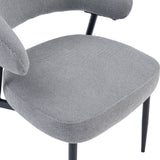 Scaun Timur, Placaj, 61x55x78 cm - Gri
