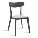 Scaun Toto, Gri - Nuc, 50x50x85 cm - Gri