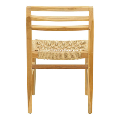 Scaun Tuga, lemn teak, împletitură PE, Natur, 50x58x86 cm, foto produs 6
