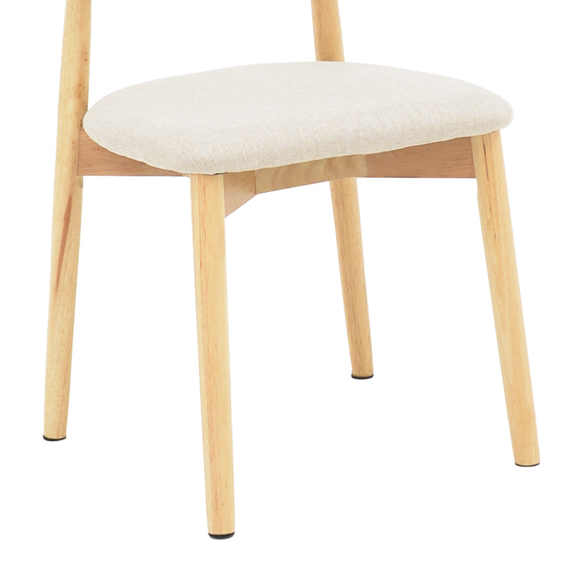 Scaun Ubene, Natural si bej, 46x58x79 cm