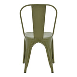 Scaun Utopia, metal, 44x44x85 cm - Verde