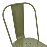 Scaun Utopia, metal, 44x44x85 cm - Verde