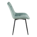 Scaun velvet Berne, Catifea, Verde, 53x62x84 cm, detaliu produs