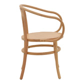 Scaun Verfie lemn de fag, Natural, 55x50x83 cm, detaliu produs
