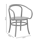 Scaun Verfie lemn de fag, Natural, 55x50x83 cm, foto produs 8