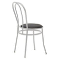 Scaun Vienna, metal, Negru, 47x40x85 cm, detaliu produs