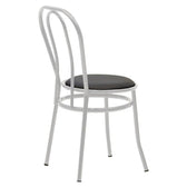 Scaun Vienna, metal, Negru, 47x40x85 cm, detaliu produs