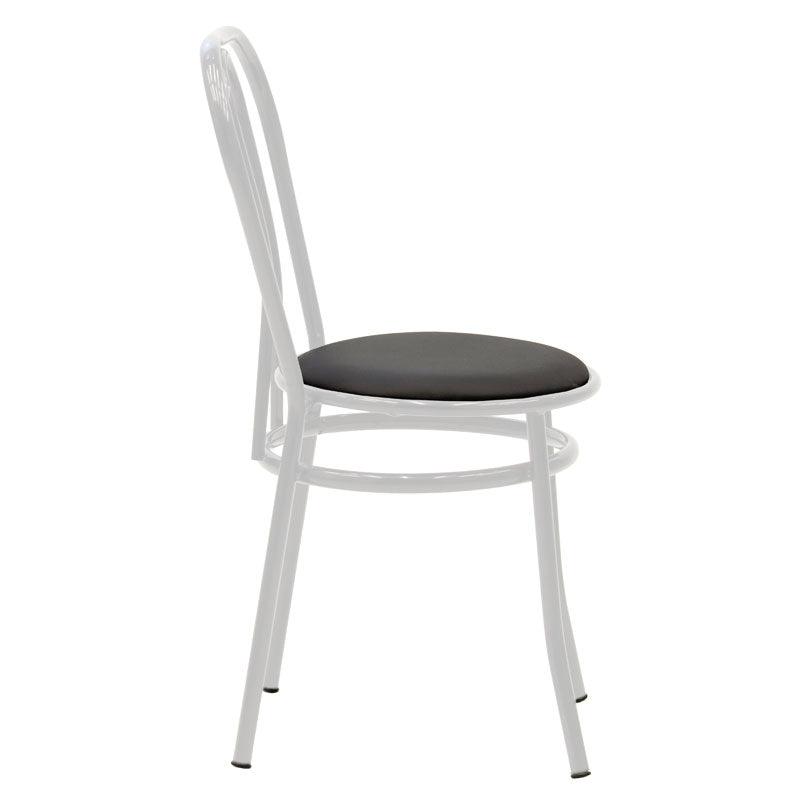 Scaun Vienna, metal, Negru, 47x40x85 cm, perspectiva suplimentara