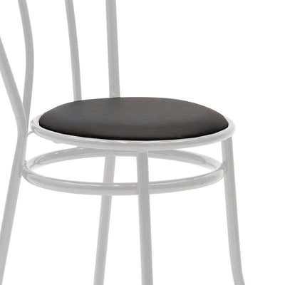 Scaun Vienna, metal, Negru, 47x40x85 cm, foto produs