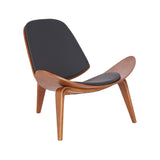 Scaun Vilma, Negru, 90x73x75 cm