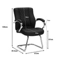 Scaun Visitor chair Thiodore, Negru, 67x50x100 cm, imagine produs 5
