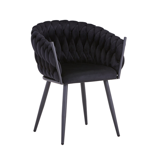 Scaun Vivian catifea, Diverse culori, 61x55x80 cm