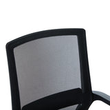 Scaun vizitator Palma, mesh, 46x52x94 cm - Negru