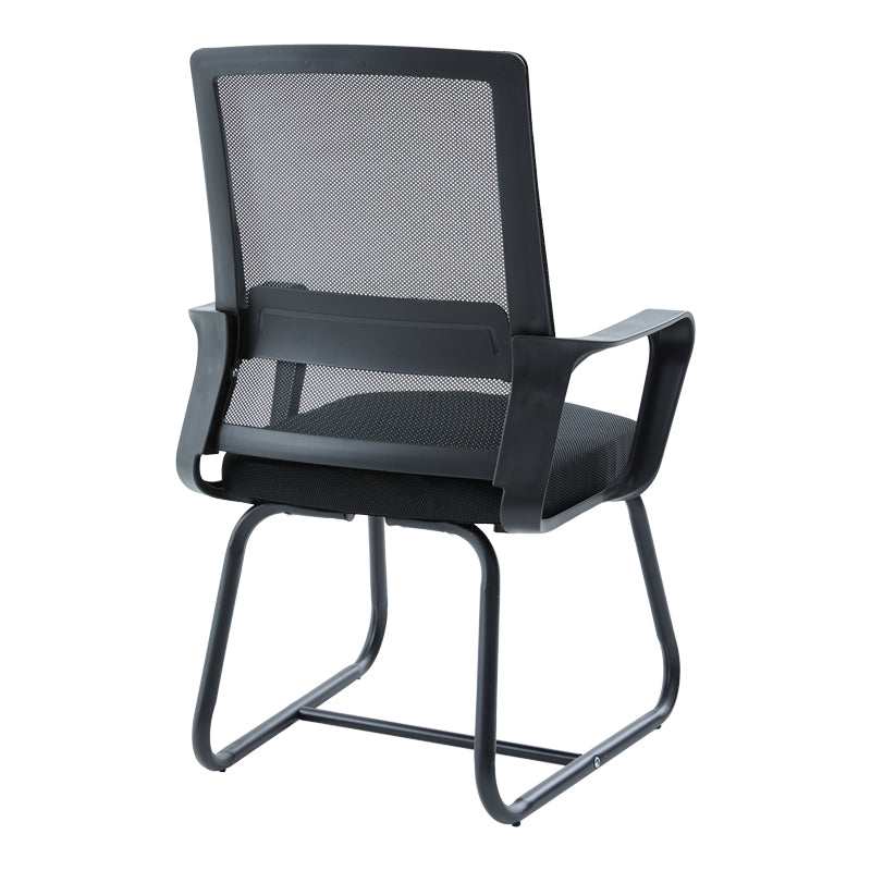 Scaun vizitator Palma, mesh, 46x52x94 cm - Negru